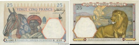 Country : FRENCH WEST AFRICA (1895-1958) 
Face Value : 25 Francs 
Date : 09 mars 1939 
Period/Province/Bank : Banque de l'Afrique Occidentale 
Catalog...