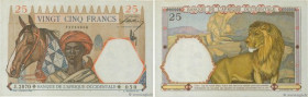 Country : FRENCH WEST AFRICA (1895-1958) 
Face Value : 25 Francs 
Date : 24 février 1942 
Period/Province/Bank : Banque de l'Afrique Occidentale 
Cata...