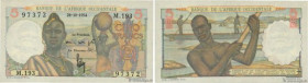 Country : FRENCH WEST AFRICA (1895-1958) 
Face Value : 5 Francs 
Date : 28 octobre 1954 
Period/Province/Bank : Banque de l'Afrique Occidentale 
Catal...