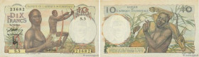 Country : FRENCH WEST AFRICA (1895-1958) 
Face Value : 10 Francs 
Date : 18 janvier 1946 
Period/Province/Bank : Banque de l'Afrique Occidentale 
Cata...