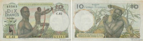 Country : FRENCH WEST AFRICA (1895-1958) 
Face Value : 10 Francs 
Date : 29 décembre 1950 
Period/Province/Bank : Banque de l'Afrique Occidentale 
Cat...
