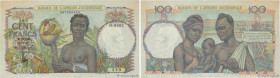 Country : FRENCH WEST AFRICA (1895-1958) 
Face Value : 100 Francs 
Date : 30 décembre 1949 
Period/Province/Bank : Banque de l'Afrique Occidentale 
Ca...
