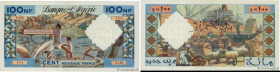 Country : ALGERIA 
Face Value : 100 Nouveaux Francs 
Date : 03 juin 1960 
Period/Province/Bank : Banque de l'Algérie 
Catalogue reference : P.121b 
Al...