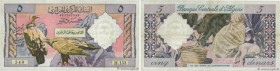 Country : ALGERIA 
Face Value : 5 Dinars 
Date : 01 janvier 1964 
Period/Province/Bank : Banque Centrale d'Algérie 
Catalogue reference : P.122a 
Alph...