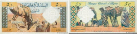 Country : ALGERIA 
Face Value : 50 Dinars 
Date : 01 janvier 1964 
Period/Province/Bank : Banque Centrale d'Algérie 
Catalogue reference : P.124a 
Alp...