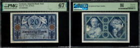 Country : GERMANY 
Face Value : 20 Mark 
Date : 04 novembre 1915 
Period/Province/Bank : Reichsbanknote 
Catalogue reference : P.63 
Additional refere...