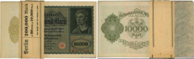 Country : GERMANY 
Face Value : 10000 Mark Consécutifs 
Date : 19 janvier 1922 
Period/Province/Bank : Reichsbanknote 
Catalogue reference : P.71 
Alp...