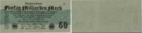 Country : GERMANY 
Face Value : 50 Milliards Mark 
Date : 26 octobre 1923 
Period/Province/Bank : Reichsbanknote 
Catalogue reference : P.125a 
Additi...