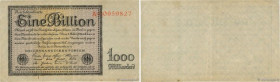 Country : GERMANY 
Face Value : 1 Billion Mark 
Date : 05 novembre 1923 
Period/Province/Bank : Reichsbanknote 
Catalogue reference : P.134 
Additiona...