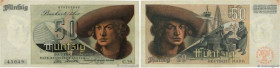 Country : GERMAN FEDERAL REPUBLIC 
Face Value : 50 Deutsche Mark 
Date : 09 décembre 1948 
Period/Province/Bank : Bank Deutscher Länder 
Catalogue ref...