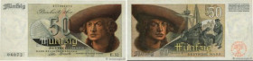 Country : GERMAN FEDERAL REPUBLIC 
Face Value : 50 Deutsche Mark 
Date : 09 décembre 1948 
Period/Province/Bank : Bank Deutscher Länder 
Catalogue ref...
