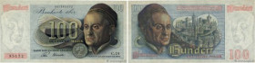Country : GERMAN FEDERAL REPUBLIC 
Face Value : 100 Deutsche Mark 
Date : 09 décembre 1948 
Period/Province/Bank : Bank Deutscher Länder 
Catalogue re...