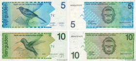 Country : NETHERLANDS ANTILLES 
Face Value : 5 et 10 Gulden Lot 
Date : 1986-1994 
Period/Province/Bank : Bank van de Nederlandse Antillen 
Catalogue ...