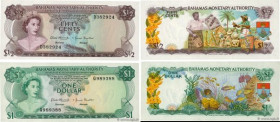 Country : BAHAMAS 
Face Value : 50 Cents et 1 Dollar Lot 
Date : 1968 
Period/Province/Bank : Bahamas Monetary Authority 
Catalogue reference : P.26 e...