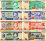 Country : BELIZE 
Face Value : 1, 2, 5 et 10 Dollars Lot 
Date : 1990-1991 
Period/Province/Bank : Central Bank of Belize 
Catalogue reference : P.51,...