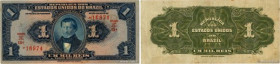 Country : BRAZIL 
Face Value : 1 Mil Reis 
Date : (1919) 
Period/Province/Bank : Thesouro Nacional 
Catalogue reference : P.6 
Alphabet - signatures -...