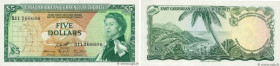 Country : CARIBBEAN  
Face Value : 5 Dollars 
Date : (1965) 
Period/Province/Bank : East Caribbean Currency Authority 
Catalogue reference : P.14h 
Al...