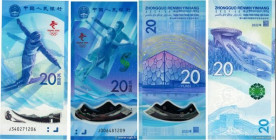 Country : CHINA 
Face Value : 20 Yuan Commémoratif 
Date : 2022 
Period/Province/Bank : Peoples Bank of China 
Catalogue reference : P.918 et P.0919 
...