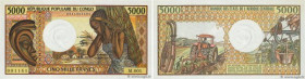 Country : CONGO 
Face Value : 5000 Francs 
Date : (1984) 
Period/Province/Bank : B.E.A.C. 
Department : République Populaire du Congo 
Catalogue refer...