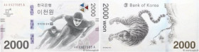 Country : SOUTH KOREA  
Face Value : 2000 Won Commémoratif 
Date : 2018 
Period/Province/Bank : The Bank of Korea 
Catalogue reference : P.58 
Alphabe...