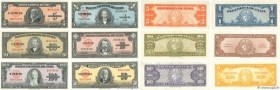 Country : CUBA 
Face Value : 1, 5, 10, 20, 50 et 100 Pesos Lot 
Date : (1949-1960) 
Period/Province/Bank : Banco Nacional de Cuba 
Catalogue reference...