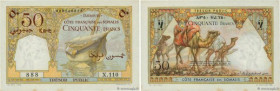 Country : DJIBOUTI 
Face Value : 50 Francs Numéro spécial 
Date : (1952) 
Period/Province/Bank : Trésor Public. Côte Française des Somalis 
Catalogue ...