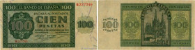 Country : SPAIN 
Face Value : 100 Pesetas 
Date : 21 novembre 1936 
Period/Province/Bank : Banco de Espana 
Catalogue reference : P.101 
Alphabet - si...