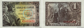 Country : SPAIN 
Face Value : 1 Peseta 
Date : 21 mai 1943 
Period/Province/Bank : Banco de Espana 
Catalogue reference : P.126 
Alphabet - signatures...