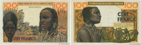 Country : WEST AFRICAN STATES 
Face Value : 100 Francs 
Date : (1965) 
Period/Province/Bank : Banque de l'Afrique Occidentale 
Catalogue reference : P...