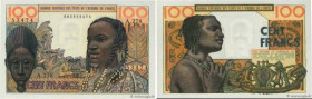 Country : WEST AFRICAN STATES 
Face Value : 100 Francs 
Date : (1965) 
Period/Province/Bank : B.C.E.A.O. 
Department : Afrique Occidentale Française 
...
