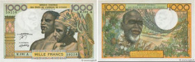 Country : WEST AFRICAN STATES 
Face Value : 1000 Francs 
Date : (1977-1979) 
Period/Province/Bank : B.C.E.A.O. 
Department : Côte d'Ivoire 
Catalogue ...