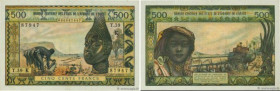 Country : WEST AFRICAN STATES 
Face Value : 500 Francs 
Date : (1965-1975) 
Period/Province/Bank : B.C.E.A.O. 
Department : Sénégal 
Catalogue referen...