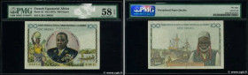 Country : EQUATORIAL AFRICAN STATES (FRENCH) 
Face Value : 100 Francs 
Date : (1961) 
Period/Province/Bank : B.C.E.A.E.C. 
Catalogue reference : P.1c ...