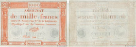 Country : FRANCE 
Face Value : 1000 Francs 
Date : 07 janvier 1795 
Period/Province/Bank : Assignats 
Catalogue reference : Ass.50a 
Additional refere...