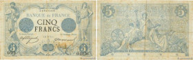 Country : FRANCE 
Face Value : 5 Francs NOIR 
Date : 21 mars 1873 
Period/Province/Bank : Banque de France, XXe siècle 
Catalogue reference : F.01.16 ...