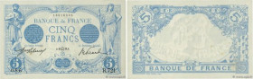 Country : FRANCE 
Face Value : 5 Francs BLEU 
Date : 31 juillet 1912 
Period/Province/Bank : Banque de France, XXe siècle 
Catalogue reference : F.02....