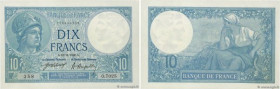 Country : FRANCE 
Face Value : 10 Francs MINERVE 
Date : 18 novembre 1920 
Period/Province/Bank : Banque de France, XXe siècle 
Catalogue reference : ...