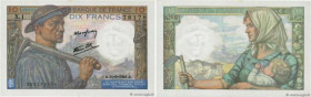 Country : FRANCE 
Face Value : 10 Francs MINEUR 
Date : 11 septembre 1941 
Period/Province/Bank : Banque de France, XXe siècle 
Catalogue reference : ...