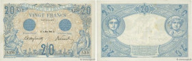 Country : FRANCE 
Face Value : 20 Francs BLEU 
Date : 21 mars 1906 
Period/Province/Bank : Banque de France, XXe siècle 
Catalogue reference : F.10.01...