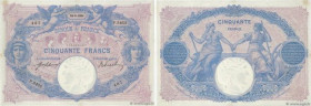 Country : FRANCE 
Face Value : 50 Francs BLEU ET ROSE 
Date : 24 septembre 1914 
Period/Province/Bank : Banque de France, XXe siècle 
Catalogue refere...