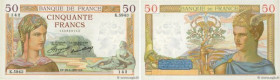 Country : FRANCE 
Face Value : 50 Francs CÉRÈS 
Date : 25 mars 1937 
Period/Province/Bank : Banque de France, XXe siècle 
Catalogue reference : F.17.3...