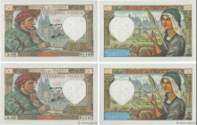 Country : FRANCE 
Face Value : 50 Francs JACQUES CŒUR Consécutifs 
Date : 08 janvier 1942 
Period/Province/Bank : Banque de France, XXe siècle 
Catalo...