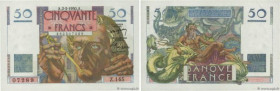 Country : FRANCE 
Face Value : 50 Francs LE VERRIER 
Date : 02 mars 1950 
Period/Province/Bank : Banque de France, XXe siècle 
Catalogue reference : F...