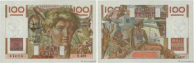 Country : FRANCE 
Face Value : 100 Francs JEUNE PAYSAN filigrane inversé 
Date : 02 octobre 1952 
Period/Province/Bank : Banque de France, XXe siècle ...