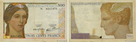 Country : FRANCE 
Face Value : 300 Francs 
Date : (09 février 1939) 
Period/Province/Bank : Banque de France, XXe siècle 
Catalogue reference : F.29.0...