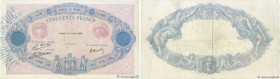 Country : FRANCE 
Face Value : 500 Francs BLEU ET ROSE 
Date : 11 juin 1923 
Period/Province/Bank : Banque de France, XXe siècle 
Catalogue reference ...