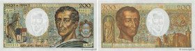 Country : FRANCE 
Face Value : 200 Francs MONTESQUIEU 
Date : 1991 
Period/Province/Bank : Banque de France, XXe siècle 
Catalogue reference : F.70.11...