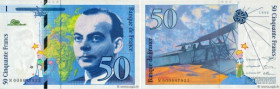 Country : FRANCE 
Face Value : 50 Francs SAINT-EXUPÉRY 
Date : 1992 
Period/Province/Bank : Banque de France, XXe siècle 
Catalogue reference : F.72.0...
