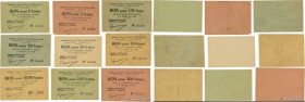 Country : FRANCE regionalism and miscellaneous 
Face Value : 1, 2, 5, 10, 20, 50, 100, 500 et 1000 Francs Lot 
Date : (1945-1948) 
Period/Province/Ban...