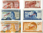 Country : GIBRALTAR 
Face Value : 1, 10 et 20 Pounds Spécimen 
Date : 20 novembre 1975 
Period/Province/Bank : Lot Gibraltar 
Catalogue reference : P....